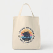 クルージングの家族の旅行トートバッグ トートバッグ (正面)