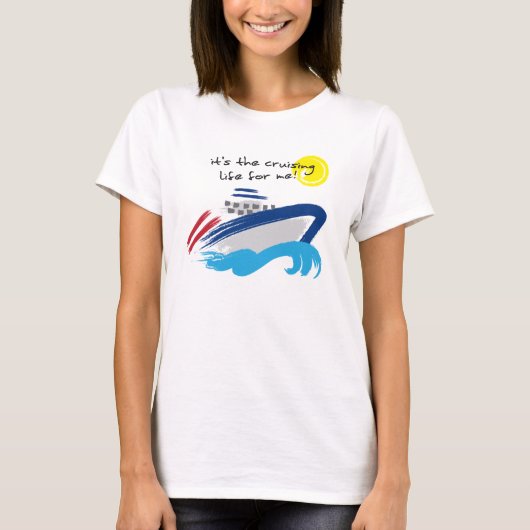 クルージングの生命女性ベビードール(合う) Tシャツ (正面)