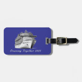 クルージングの組み合わせ（青） ラゲッジタグ (正面横)