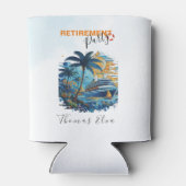 クルージングの退職パーティー、クルーズパーティー 缶クーラー (裏面)