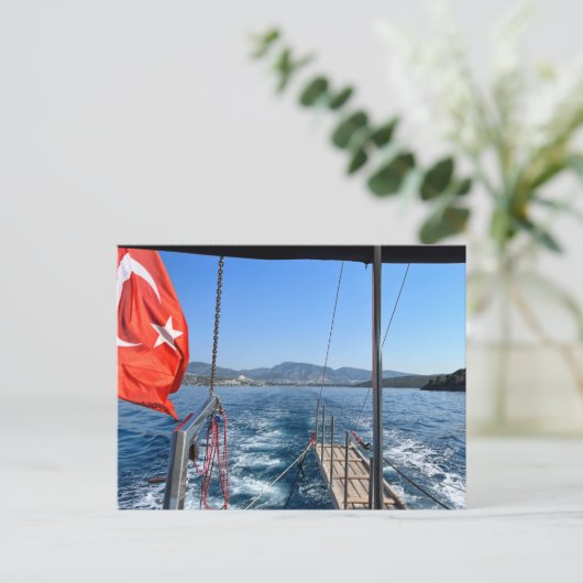 クルージングはエーゲ海にある ポストカード (スタンド正面)