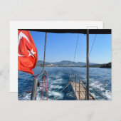 クルージングはエーゲ海にある ポストカード (正面/裏面)