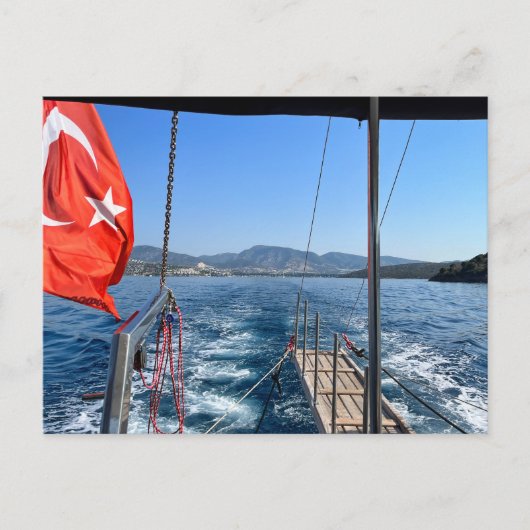 クルージングはエーゲ海にある ポストカード (正面)