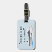 クルージングは荷物を運ぶ唯一の方法 ラゲッジタグ (正面縦)