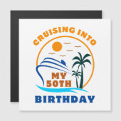 クルージングを私の50誕生日ボートに (正面/裏面)