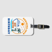 クルージングを私の50誕生日ボートに ラゲッジタグ (正面横)