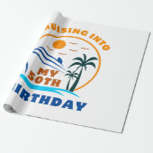 クルージングを私の50誕生日ボートに ラッピングペーパー (アンロールド)