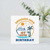 クルージングを私の50誕生日ボートに 招待状 (スタンド正面)