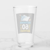 クルージングを私の60誕生日パーティーに飲む タンブラーグラス (裏面)