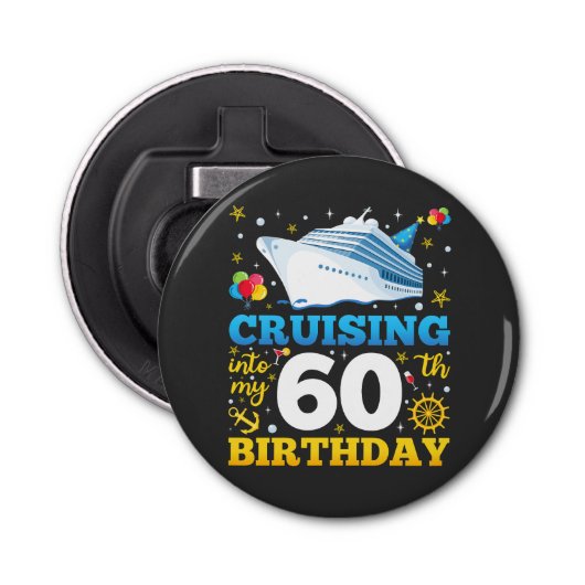 クルージングを私の60誕生日パーティーに 栓抜き (正面)