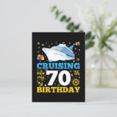 クルージングを私の70誕生日パーティーに ポストカード (スタンド正面)