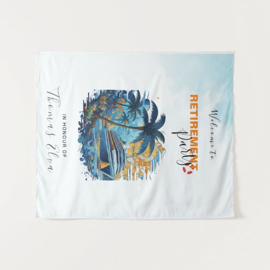 クルージングを除・売却パーティーに戻す タペストリー (正面(横))