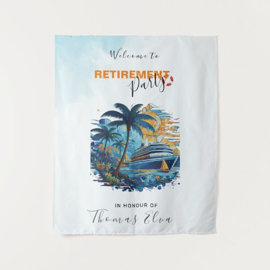 クルージングを除・売却パーティーに戻す タペストリー (正面)