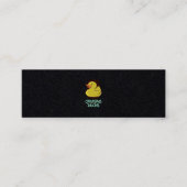 クルージングアヒルおもしろい旅行 スキニー名刺 (正面)