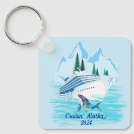 クルージングアラスカ山脈 キーホルダー