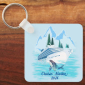 クルージングアラスカ山脈 キーホルダー (正面)