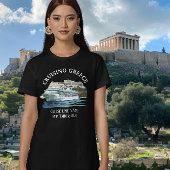 クルージングギリシャAcropolisアテネギリシャ Tシャツ