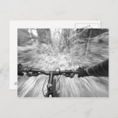 クルージングシングルトラック2のバフ部分を下る ポストカード (正面/裏面)