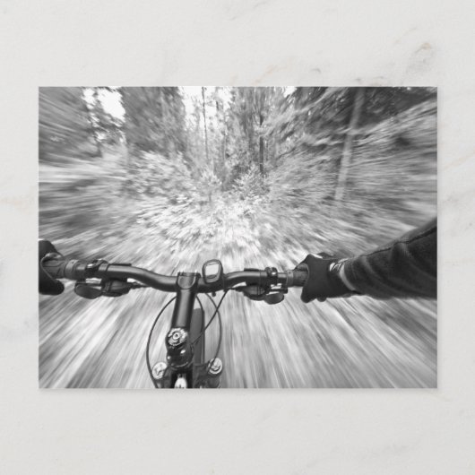 クルージングシングルトラック2のバフ部分を下る ポストカード (正面)