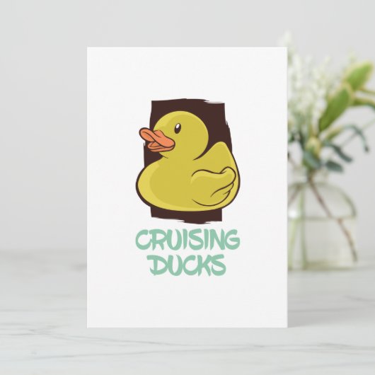 クルージングダックおもしろい旅行 サンキューカード (スタンド正面)