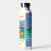 クルージングダックの着付け ウォーターボトル (左面)