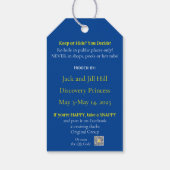 クルージングダックパスポートラベル ギフトタグ (裏面)