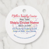 クルージングダックメッセージカード フェイバータグ (正面)