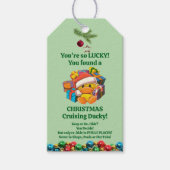 クルージングダックラベルクリスマス ギフトタグ (正面)