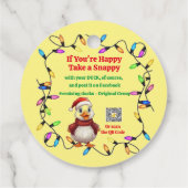 クルージングダックラベルクリスマス フェイバータグ (裏面)