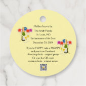 クルージングダックラベル新年 フェイバータグ (裏面)