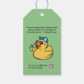 クルージングダックラベル ギフトタグ (裏面)