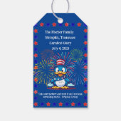 クルージングダックラベル ギフトタグ (裏面)