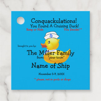 クルージングダックラベル フェイバータグ