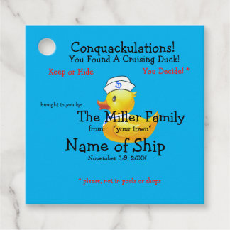 クルージングダックラベル フェイバータグ