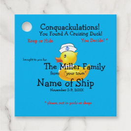 クルージングダックラベル フェイバータグ