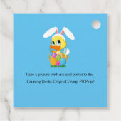 クルージングダックラベルfor Easter フェイバータグ (裏面)
