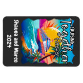 クルージングトゥーフォーエバークルーズカップル磁石 マグネット (横)