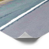 クルージングバイクもしくは自転車に乗る人ハイウェイライディングアートポスター ポスター (角)