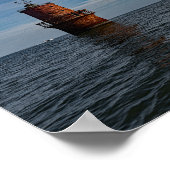 クルージングバイシンブルショールライトハウス ポスター (角)