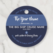 クルージングパーソナライズされた フェイバータグ (正面)