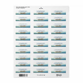 クルージングパーソナライズされた ラベル (フルシート)