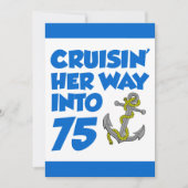 クルージングマイウェイ75招待状 招待状 (正面)