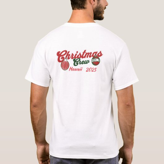 クルージングメリークリスマスプレゼントTシャツ Tシャツ (裏面)