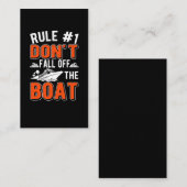 クルージングルールズボーおもしろいトクルーズシップ 名刺 (正面/裏面)