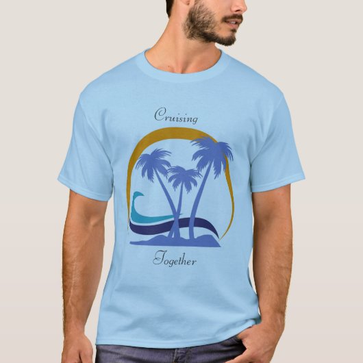 「クルージング一緒カスタムに」クルーズTシャツ Tシャツ (正面)
