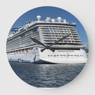 クルージング上のノルウェーの至福大時計 ラージ壁時計