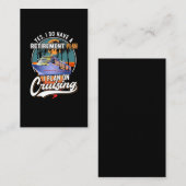 クルージング退職おもしろい計画巡退職した航船 名刺 (正面/裏面)