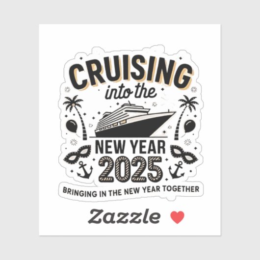 クルージング2025家族で思い出を作る シール (シート)