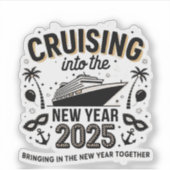 クルージング2025家族で思い出を作る シール (正面)