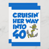 クルージング40招待状 招待状 (正面/裏面)